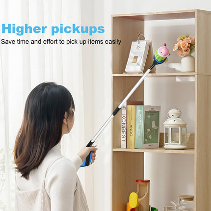 Korsaot Grabber for Seniors 82 cm – Foldable Reaching Aid with Magnet, Lightweight Grabber for Garbage Collection, Garden &amp; Household, Hand Gripper for Elderly People