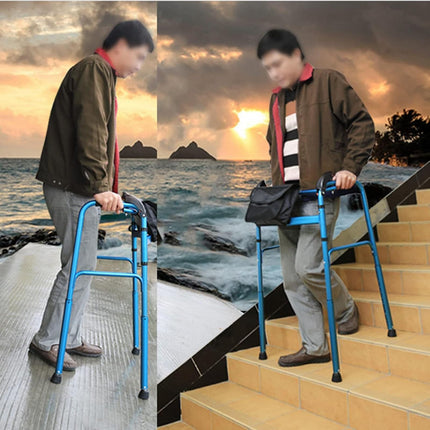 Walking frame, walking aid, stair climbing aluminum lightweight walking aid, for easy walking on stairs, non-slip adjustable height, stair aid stair lifts for elderly people with disabilities