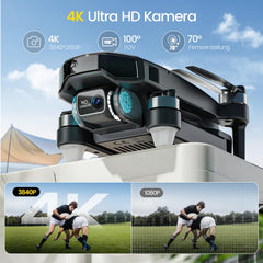 Holy Stone HS460 GPS Drone with 4K Camera for Beginners, 26 Min. Long Flight Time, Brushless Motor, Follow Me, Return, 5G FPV Transmission, Foldable Camera Drone under 249g for Adults