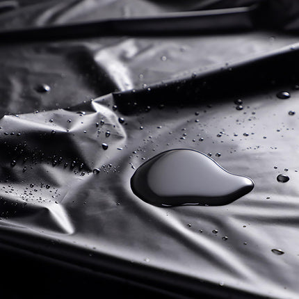 Kutocesy Latex Bed Sheet PVC Waterproof Bedding Sex Toys For Couples Wet Games In Bed Black Lacquer Fitted Sheet