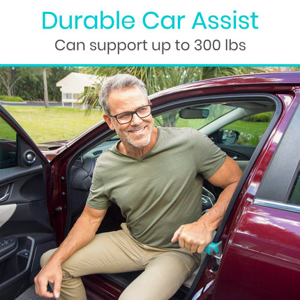 Vive Auto Assistant - Vehicle Assist Handle - Standing Mobility Aid Tool for Elderly - Safety Door Handle AutoCane - Portable Grab Bar for Seniors and Disabled, Teal