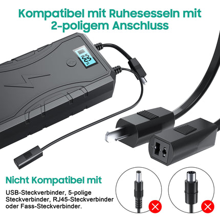 sevkumz 2500mAh Battery Pack for Recliner Furniture Universal Wireless Recliner Battery Pack Charger for Electric Recliners, Sofas, Lift Chairs, Couch Suitable for 2-Pin Connector
