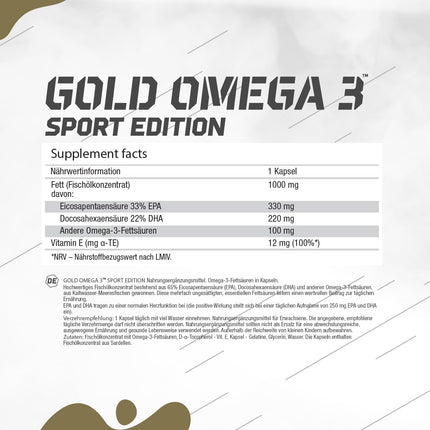 Olimp Gold Omega 3 Sport Edition