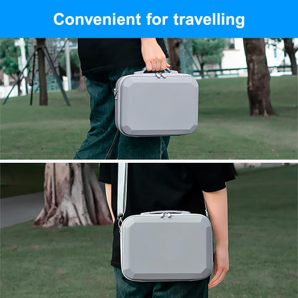 Bag for DJI Neo, Portable PU Compact Case with Strap, Carrying Case for DJI Neo Fly More Combo Drone and Accessories