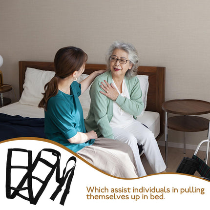 Bed riser, bed rail aid handle for seniors &amp; pregnant women Bed ladder riser aid with robust handle Ideal for nursing beds &amp; at home