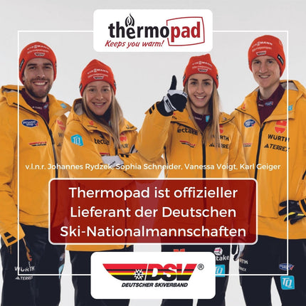 Thermopad Heat Belt Sizes S-XL (Stretch/Velcro) – THE ORIGINAL: 3x Heat Belts for 12 Hours | Ready-to-use heat belt made of extra warm heat patches/heat pads – kidney warmer/back warmer