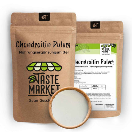 2 x 100 g Chondroitin Powder | no additives | finely ground | Chondroitin sulfate