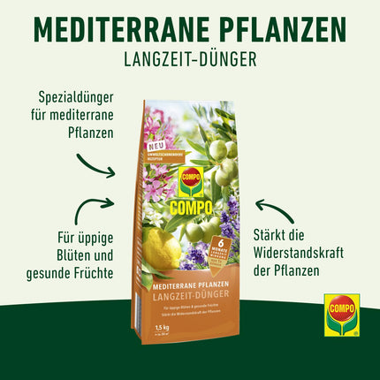 COMPO Mediterranean Plants Long-Term Fertilizer 1.5kg