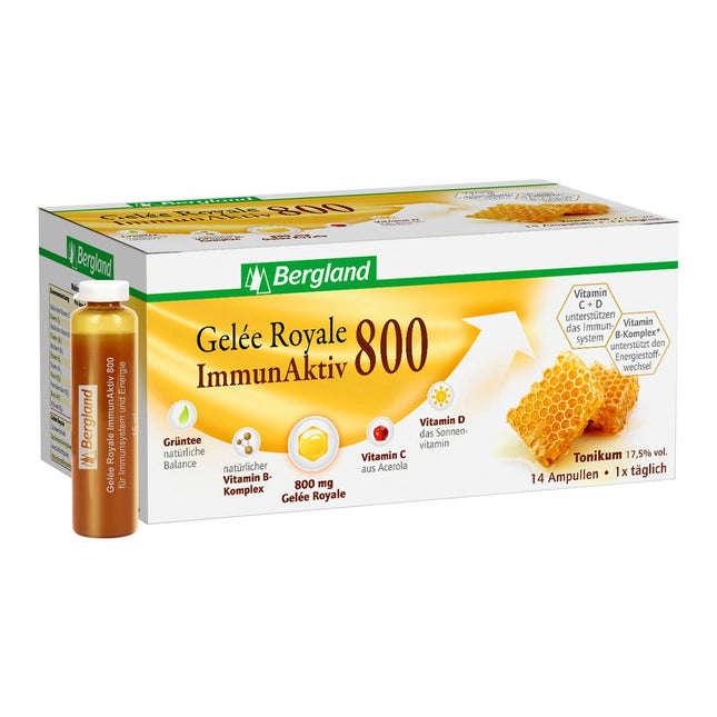 Royal Jelly Immunaktiv 800 15 ml Drinking Ampoules