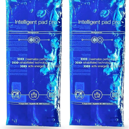 2x XXL Cooling Pads - 28x12 cm Cold Warm Compresses Blue, Large - Heat Pads &amp; Ice Packs - Gel Cooling Pads - for Bruises, Pain - Coolpack - MADE IN GERMANY