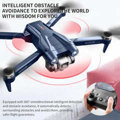 OBEST Drone with Adjustable 4K Camera, RC Foldable FPV WiFi Live Transmission Drone for Kids Beginners, 2 Batteries 28 Mins, Trajectory Flight, 360° Flips, One Key Takeoff/Landing, Headless Mode