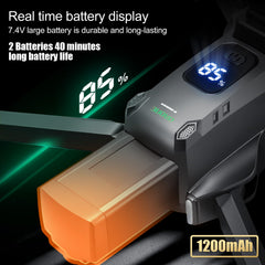 OBEST GPS Drone with 4K Professional Camera, Remote Control with UHD Screen, 2 Batteries, 40 Minutes Flight Time, 5G FPV Transmission, RC Quadcopter for Adults, SD Card