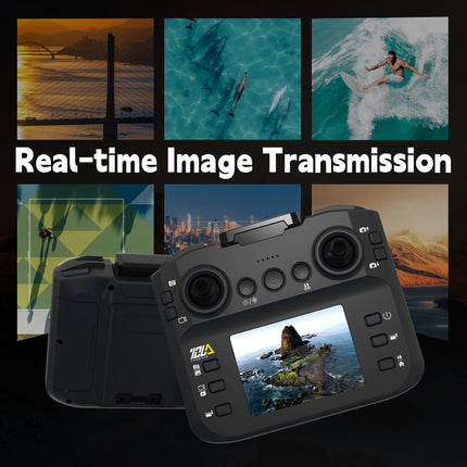 Toladrone TD12LCD Drone with Camera Drone with LCD Screen Remote Control Brushless Motor Drone Optical Flow Positioning Drones for Kids RC Quadcopter for Adults