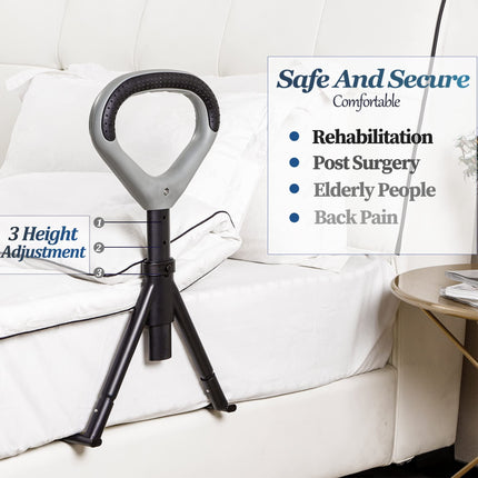 EASACE bed guard rail, bed rail, side protection, stand-up aid bed rail height adjustable, bed safety handle to support mobility in bed for the elderly