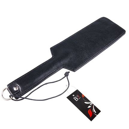 TOP quality - 44.0 cm large HANDMADE BUFFALO LEATHER SLAPS - 100% high-quality buffalo leather - 44.0 cm long/Erotic paddle or whip for SM, BDSM and bondage, black