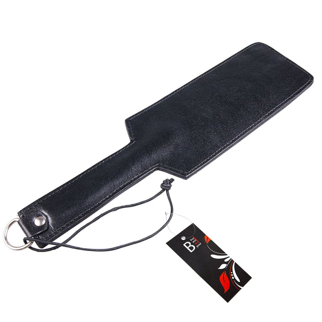 TOP quality - 44.0 cm large HANDMADE BUFFALO LEATHER SLAPS - 100% high-quality buffalo leather - 44.0 cm long/Erotic paddle or whip for SM, BDSM and bondage, black