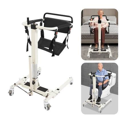 Patient lift transfer chair, patient lift for home and car, adjustable seat height 35-70cm, load capacity 120kg, suitable for people with a body width of less than 18.5 inches