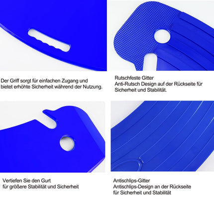Slide board for wheelchair users, patient lift slide board, transfer board, transfer of patients or handicaps from the wheelchair to bed, to the toilet, to the bathtub (orange)