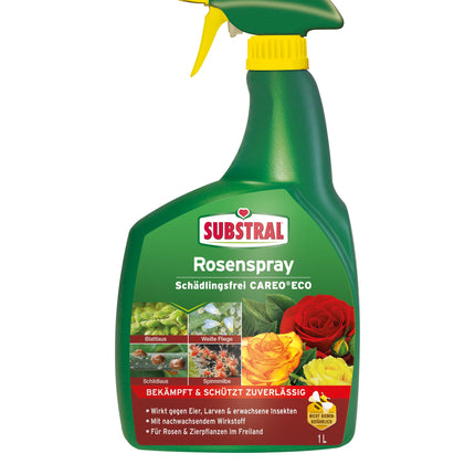 Substral Rose Spray Pest-Free Careo ECO against scale insects, whitefly, aphids, spider mites, 1 L, 1 Liter