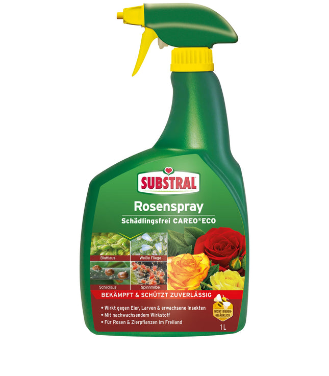 Substral Rose Spray Pest-Free Careo ECO against scale insects, whitefly, aphids, spider mites, 1 L, 1 Liter
