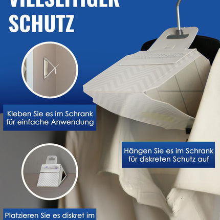 PIC Clothes Moth Trap Moth Protection for Wardrobe, 8 Pieces Moth Trap for Clothes Moths, Clothes Moth Control, Suitable for the Wardrobe and Other Storage of Clothes Against Moths
