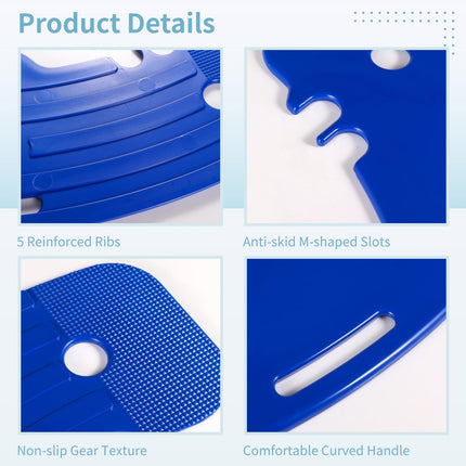 CACAZI Slide Board, Patient Sliding Aid, Transfer Skateboard for Transferring Patients from Wheelchair to Bed, Toilet or Car, Non-Slip Sliding Board with Handle