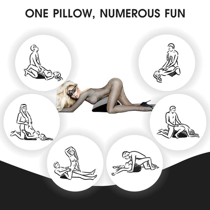 Prosixtoy Inflatable Sex Positions Pillow - Inflatable Sex Pillow for Adults Erotic Pillow Sex Toy Inflatable Sex Furniture Couple Toys Bedroom for Men, Women, Couples (Gray)