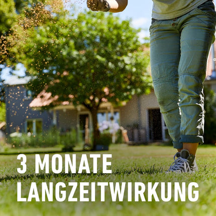 COMPO lawn fertilizer against weeds and moss - 9 kg for 300m² - 3 months long-term effect - COMPO lawn fertilizer against weeds + moss complete care