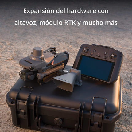 DJI Mavic 3E Worry-Free Basic Combo - Camera drone with 4/3 CMOS wide-angle camera, mechanical shutter, 56x hybrid zoom, 39 min flight time, centimeter-precise positioning, C2