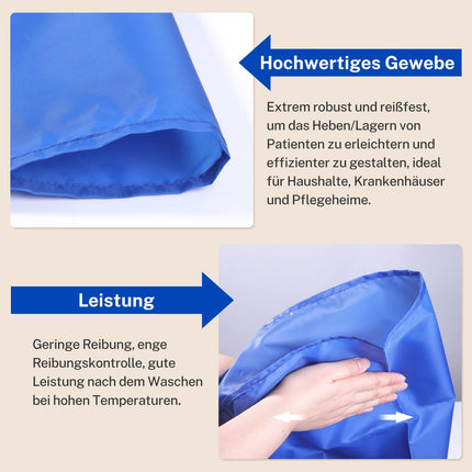 Assistive Patient Tubular Transfer Slide Sheet-118x67cm for Patient/Elderly Transfers into Cars/Wheelchairs/Bed Transfer and Repositioning -Hospitals&amp;Home Care-Reusable and Washable.