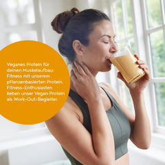 Vegan protein powder | Vanilla | 1.2 kg protein powder | Premium quality protein | Made in Germany | Alpha Foods