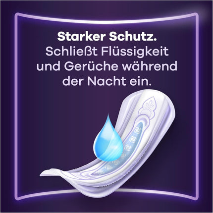 Always Discreet Incontinence Pads Ultimate Night Monthly Pack for Bladder Weakness, 96 Pads (Value Pack 8 Packs x 12)