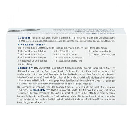 BACTOFLOR 10/20 Capsules 30 pcs