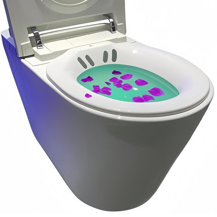 Bwelcam Sitz Bath for the Toilet, Bidet Insert for Toilet, Shatter-Proof Sitz Baths, Sitz Bath Toilet Insert, Portable Bidet Basin