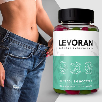 Levoran Metabolism Booster Gummies, vegan, gluten-free