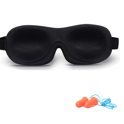 Sleep Mask for Men &amp; Women, Trilancer 3D Sleep Mask Night Mask, Memory Foam Eye Cover, Absolute Darkness Eye Mask with Earplugs