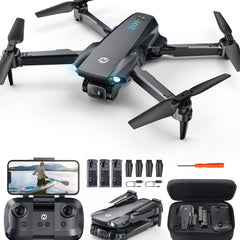 Holy Stone HS290 Drone with 1080P Camera for Beginners, RC Drones with FPV Transmission, Long Flight Time, APP Control, Optical Flow Camera Drones Complete Set Toy Gifts for Kids, Blue, CO