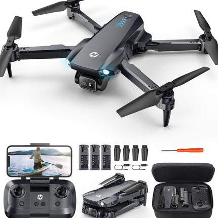 Holy Stone HS290 Drone with 1080P Camera for Beginners, RC Drones with FPV Transmission, Long Flight Time, APP Control, Optical Flow Camera Drones Complete Set Toy Gifts for Kids, Blue, CO