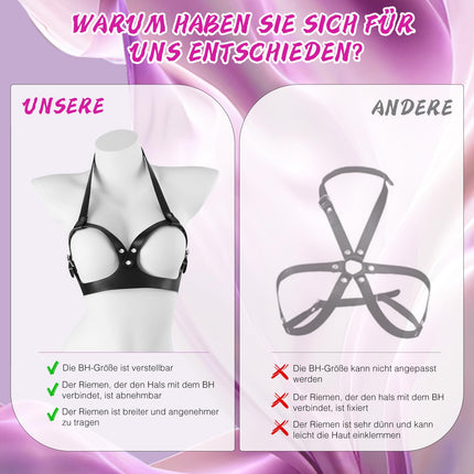 BDSM Bondage Set Sex Toys for Couples Breast Restraints for Women Sexy Harness Ladies Leather SM Bondage Set Restraints Erotic Sex Toys for Women Extreme Lingerie Ladies Sex Toys Extreme Sex Games