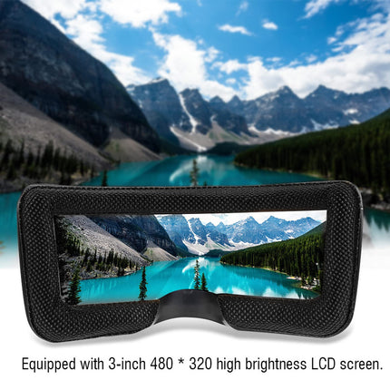 VGEBY FPV Goggles, 3 inch 480 * 320 Display 5.8G 40 Channels Mini FPV Goggles Built-in 3.7V 1200mAh Battery for FPV Drone Quadcopter