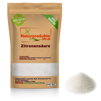 Citric acid (1kg) Lemon acid food grade