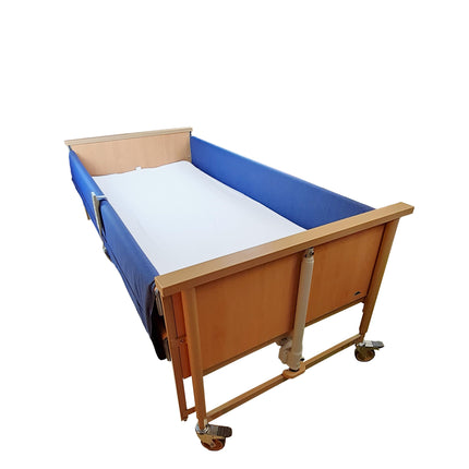 METIMEDI side rail padding with Velcro fastener and foam – shock protection for nursing and hospital beds, ensures safety, privacy and comfort