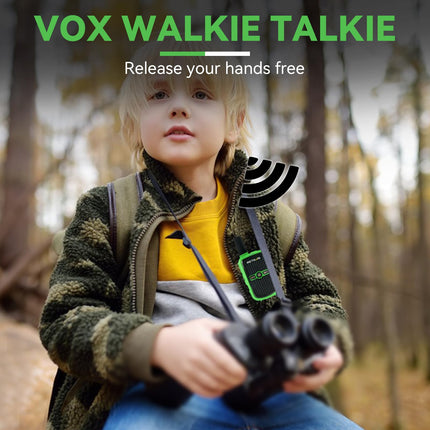 Retevis RT15 Walkie Talkie Adults, PMR446 Two-Way Radios, Hands-Free VOX, Mini, 1000 mAh Li-ion Battery, Walkie Talkie for Camping, School, Home Games, Vacation (Green and Yellow, 1 Pair)