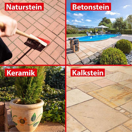 MELLERUD Stone &amp; Tile Intensive Cleaner | 1 x 1 l | Efficient cleaning agent | For all natural and artificial stone types | Marble, sandstone, limestone, and much more | Acid-free | Against dirt