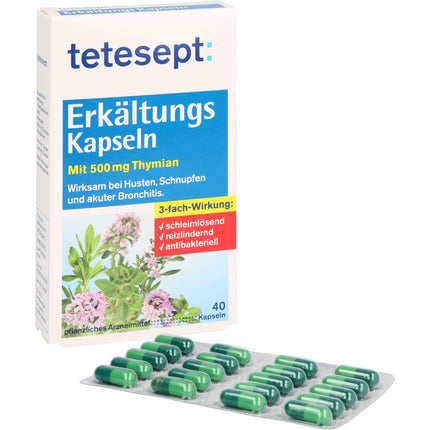TETESEPT Cold Capsules 40 pcs
