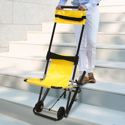 Manual Lift Stair Chair, Foldable Stair Lifts Portable Evacuation Chair for Daily Transfer - Sturdy Construction - Manual Lift Stair Chair