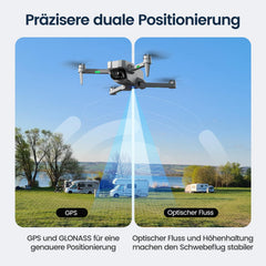 Holy Stone HS440G Drone with 4K Camera for Adults, 23 Min Long Flight Time, Brushless Motor, GPS Follow Me, Auto Return, 5G FPV Transmission, Foldable Camera Drone Under 249 g for Beginners, C0