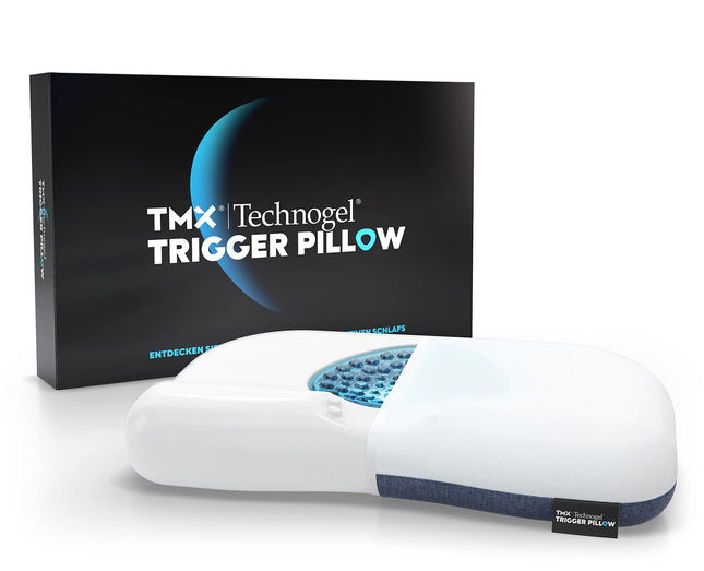 TMX® Trigger Pillow | Orthopedic and ergonomic pillow | For back/side sleepers | Cooling pad | Support and relief for the head, neck, and shoulder area