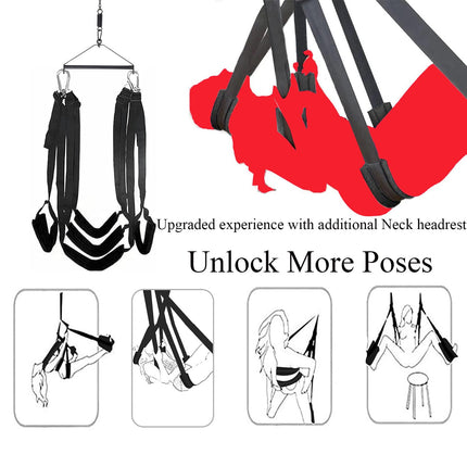 Love swing sex swing for the ceiling, sex toy for couples extreme sex, sex swing for adults, sex toy for both together, sex toy set for couple set sex swing with extra wide cushions