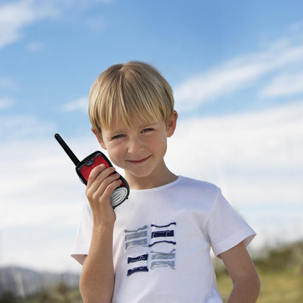 Lexibook, Spy Mission, Talkies-Walkies 200m, Communication Game for Children, 2 Communication Channels, Belt Clip, Black/Red, TW12SPY